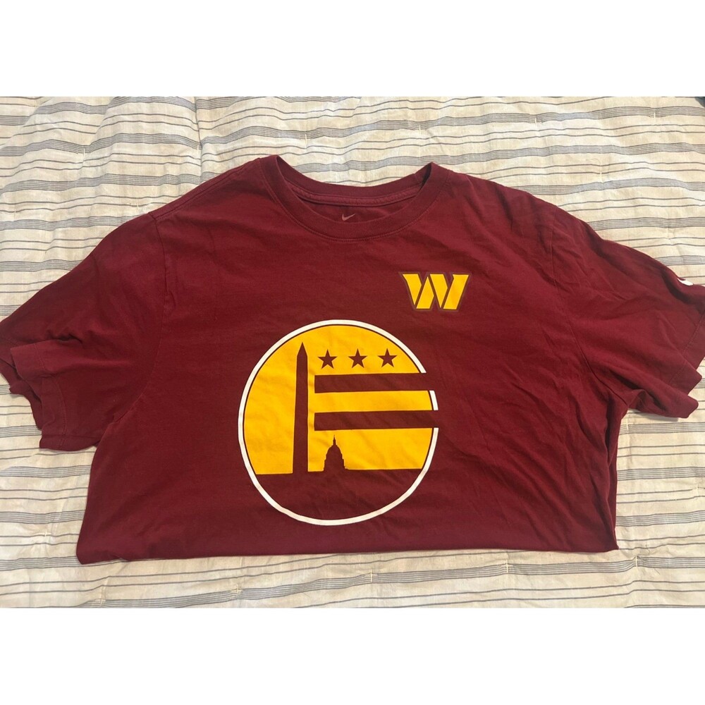 Washington Commanders NFL Football Washington DC Logo T-Shirt by Nike Size XL - Picture 5 of 7